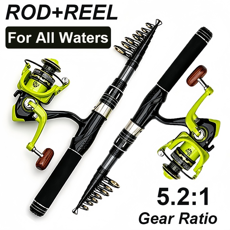 Developing Tank Reel - Spinnrute und -rolle Kombi 1,5-2,4m Carbon-Meerestange