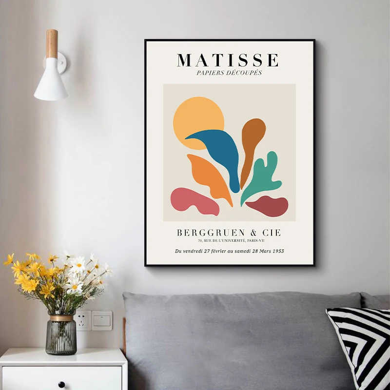 Vintage Collectible Posters - Leinwandgemälde Vintage Henri Matisse Berühmter Maler
