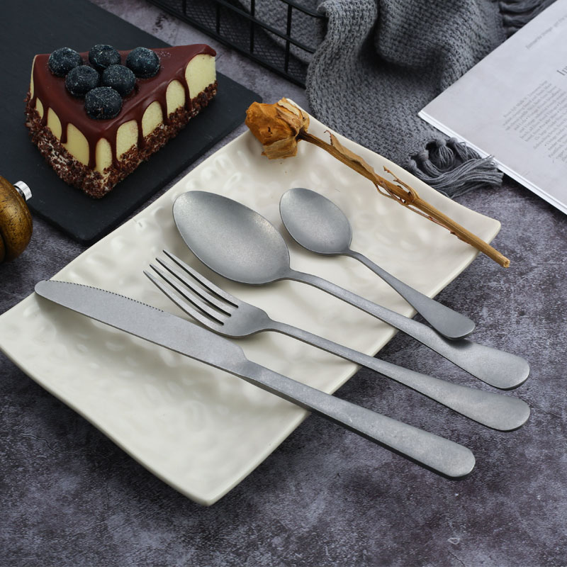 Vintage Collectible Spoons - Retro-Besteck-Set aus Edelstahl 304, Besteck-Geschirr-Set, Löffel,