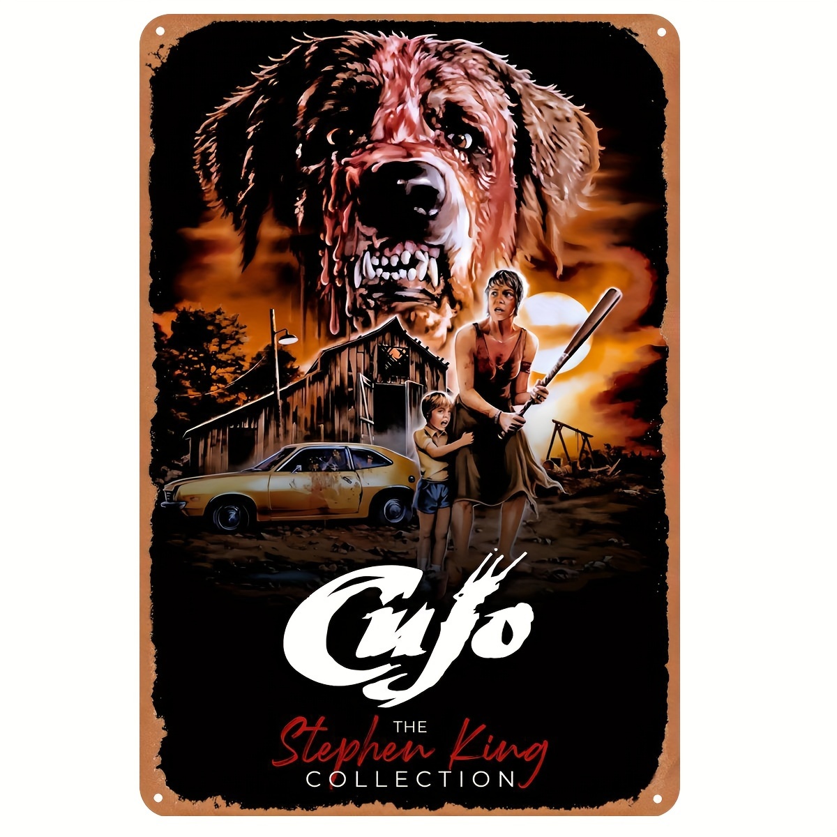 Cujo (1983) Vintage Metall-Ble – Vintage Collectible Posters Bewertung und Preis