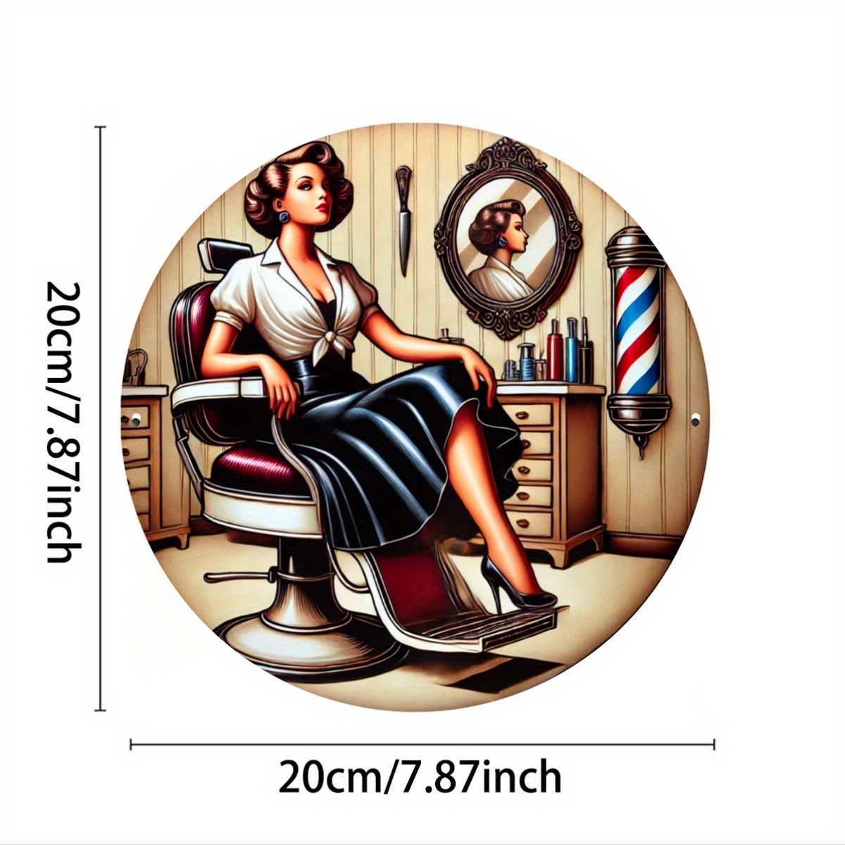 1 Stück Vintage Barber Shop Me – Vintage Collectible Plates Bewertung und Preis