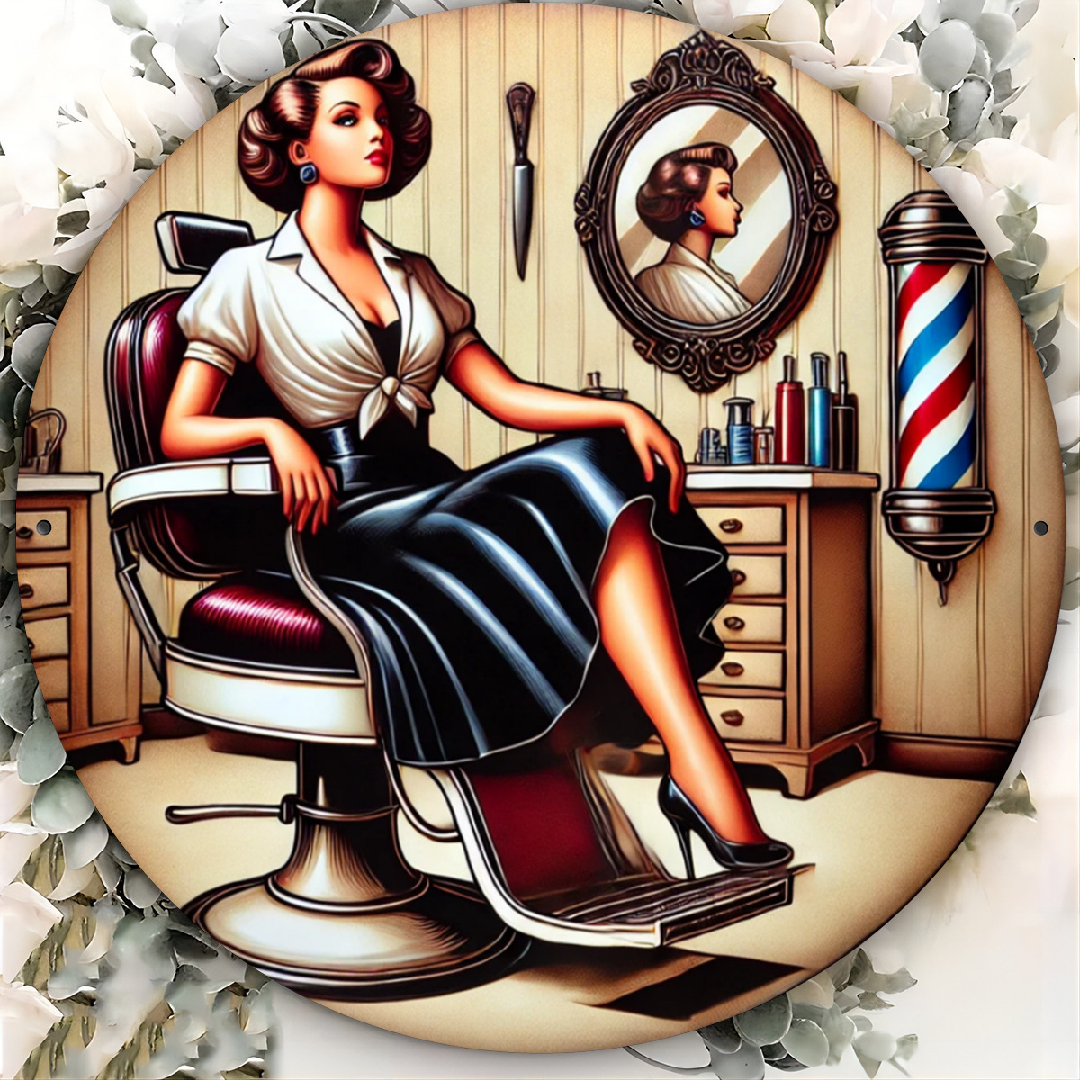 1 Stück Vintage Barber Shop Me – Vintage Collectible Plates Bewertung und Preis