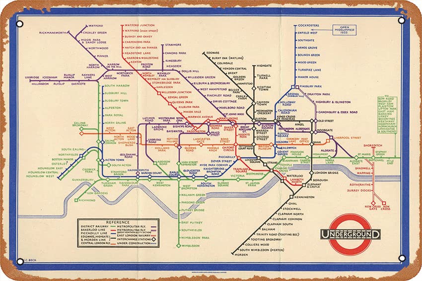 Muecddoa Retro London Undergro – Vintage Collectible Posters Bewertung und Preis