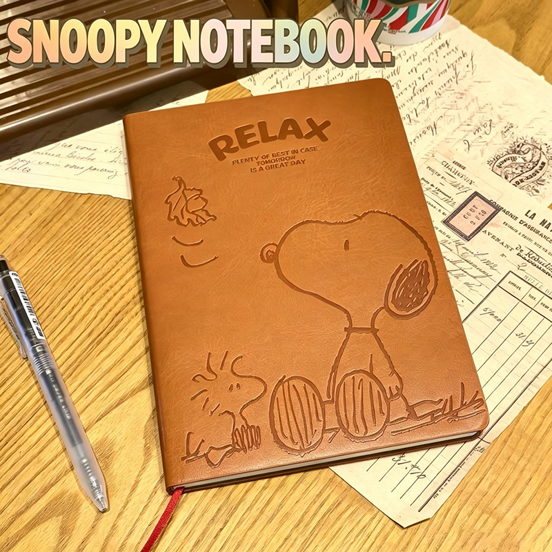 Vintage Snoopy A5 Leder-Notizb – Vintage Collectible Books Bewertung und Preis